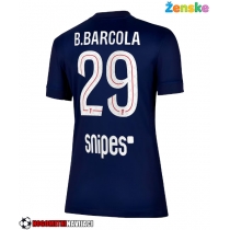 Ženske Nogometnih dresov Paris Saint-Germain Bradley Barcola #29 Domači 2025-26 Kratki rokavi